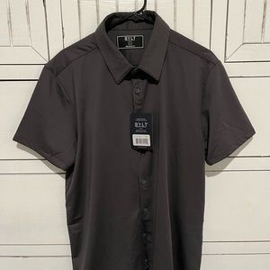 BYLT, Large Button Down Short Sleeve Shirt, Brand New.
